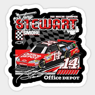Tony Stewart 2011 NASCAR Sticker